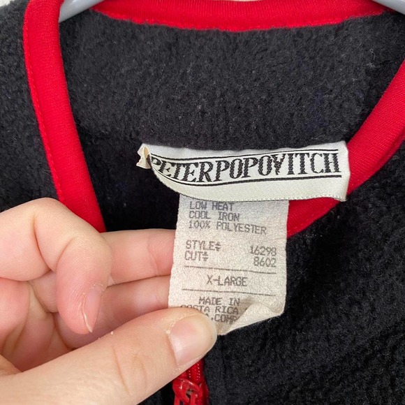 Vintage 80s fleece zip up - Picture 4 of 4